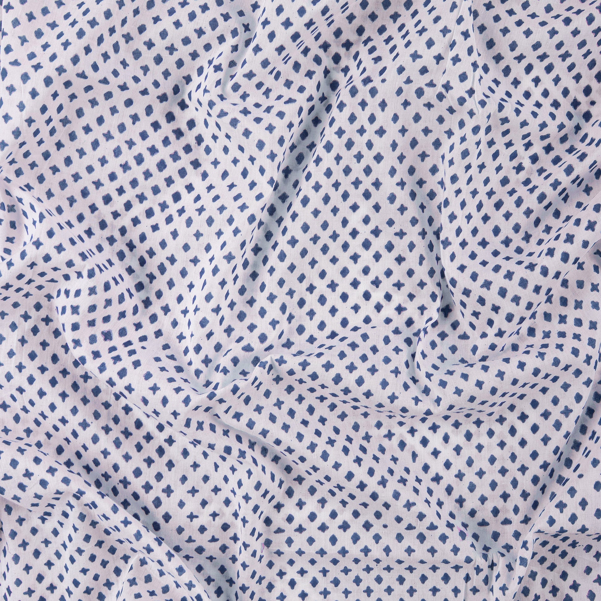 Blue Star Printed Latest Fabric Material