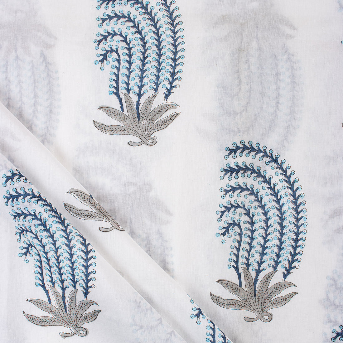 Hand Block Printed Pure Cotton Fabric Online