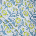 Hand Block Floral Printed Cotton Running Fabric Online