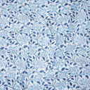 Blue Jaipuri Fabric Floral Block Printed For Dress Material