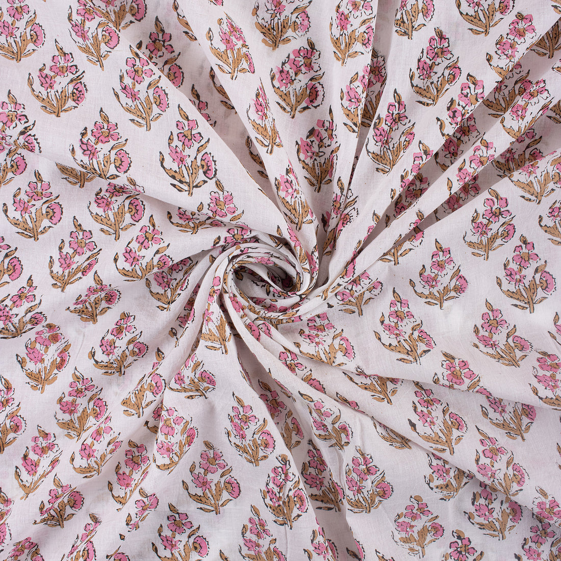 Hand Block Cotton Printed High-Quality Fabric