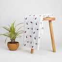 Best Cotton Fabric Hand Block Strawberry Printed Soft Online