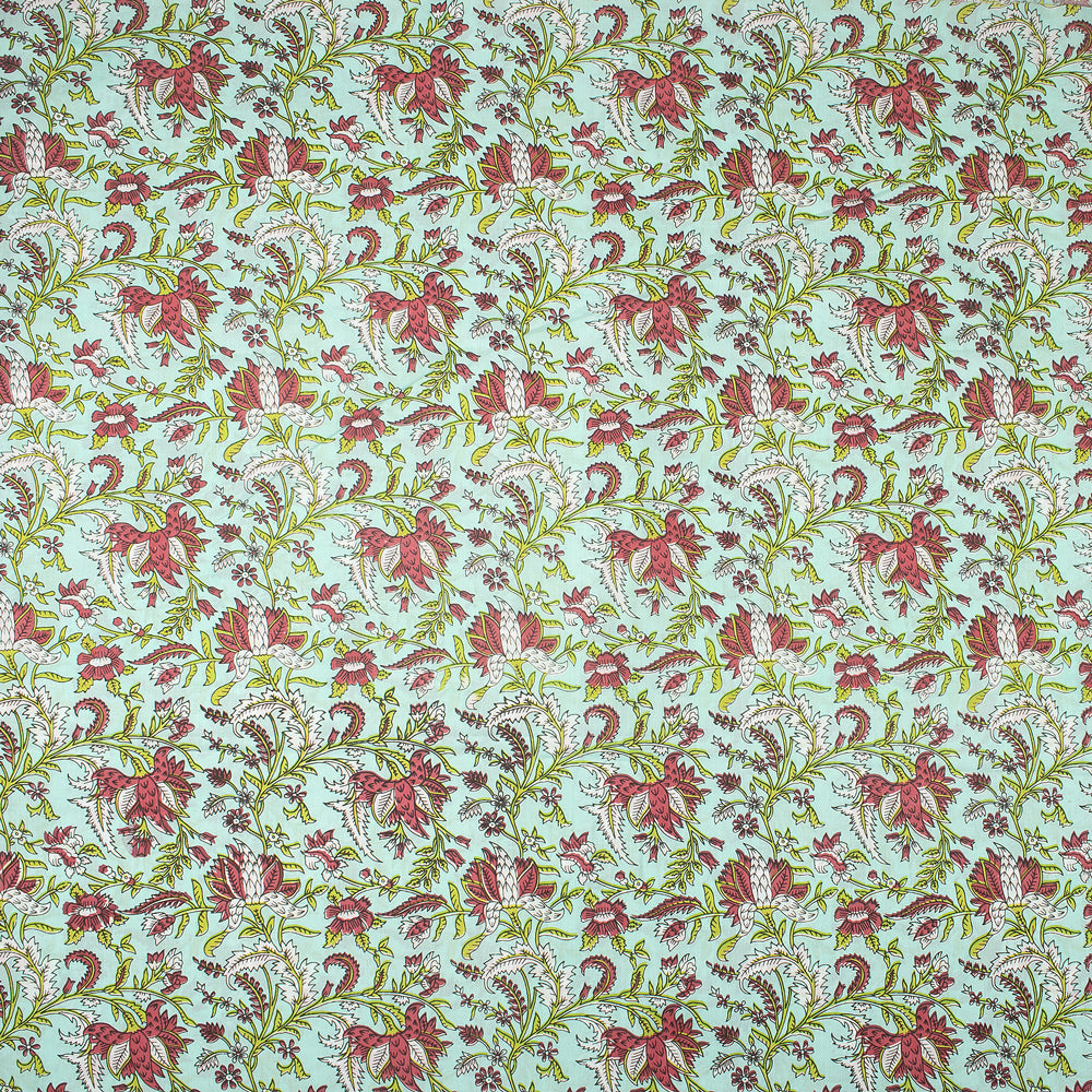 Handmade Natural Dye Printed Jaipur Cotton Fabric