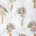 Palm Tree Cotton Hand Block Print Fabric Online