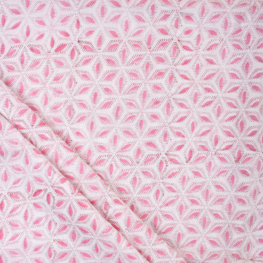 Pink Floral Cotton Fabric