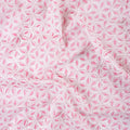 Pink Floral Cotton Fabric