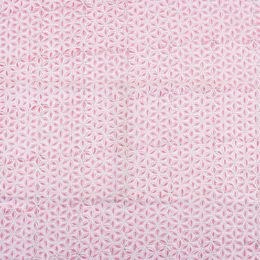 Pink Floral Cotton Fabric