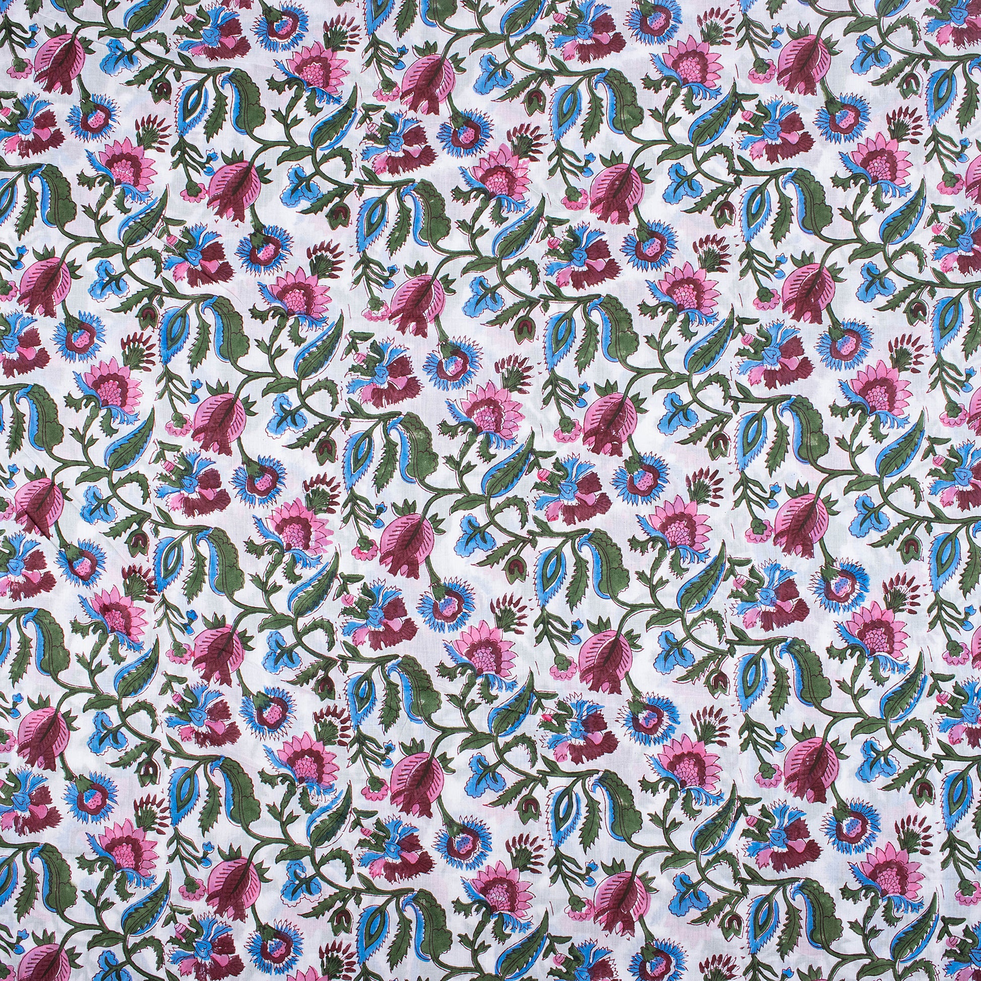 Sanganeri Hand Block Print Jaipur Cotton Fabric Online