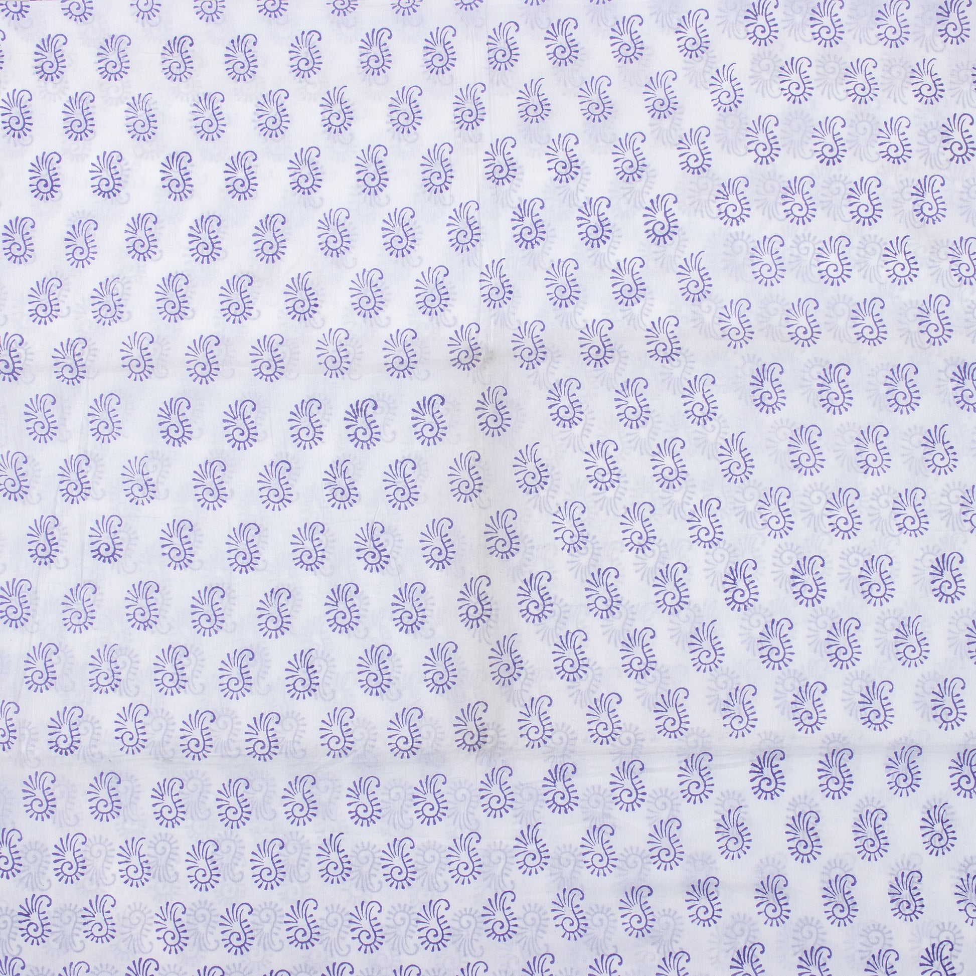 Purple Paisley Printed Fabric