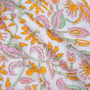 Indian Block Print Silk Fabric Dress Material