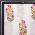 Multicolor Floral Hand Block Print Fabric