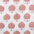 Hand Block Tree Printed Soft Best Cotton Fabric