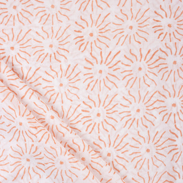 Hand Block Printed 100% Pure Cotton Fabric