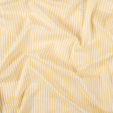 Hand Block Striped Print Cotton Fabric