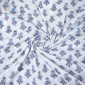 Sanganeri Floral Jaipuri Block Print Fabric Online