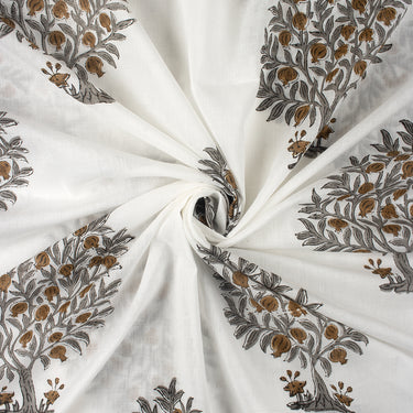 Boota Hand Block Printed Premium Cotton Fabric