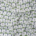 Umbrella Cotton Block Print Fabric