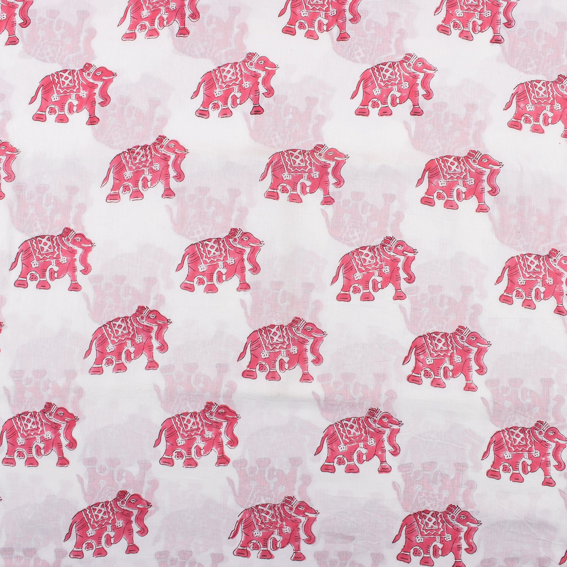 Elephant Jaipur Block Print Fabric