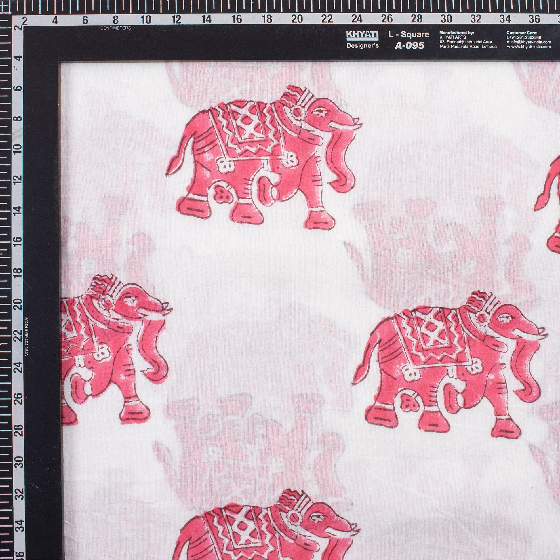 Elephant Jaipur Block Print Fabric