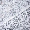 Grey Sanganeri Block Printed Indian Fabric