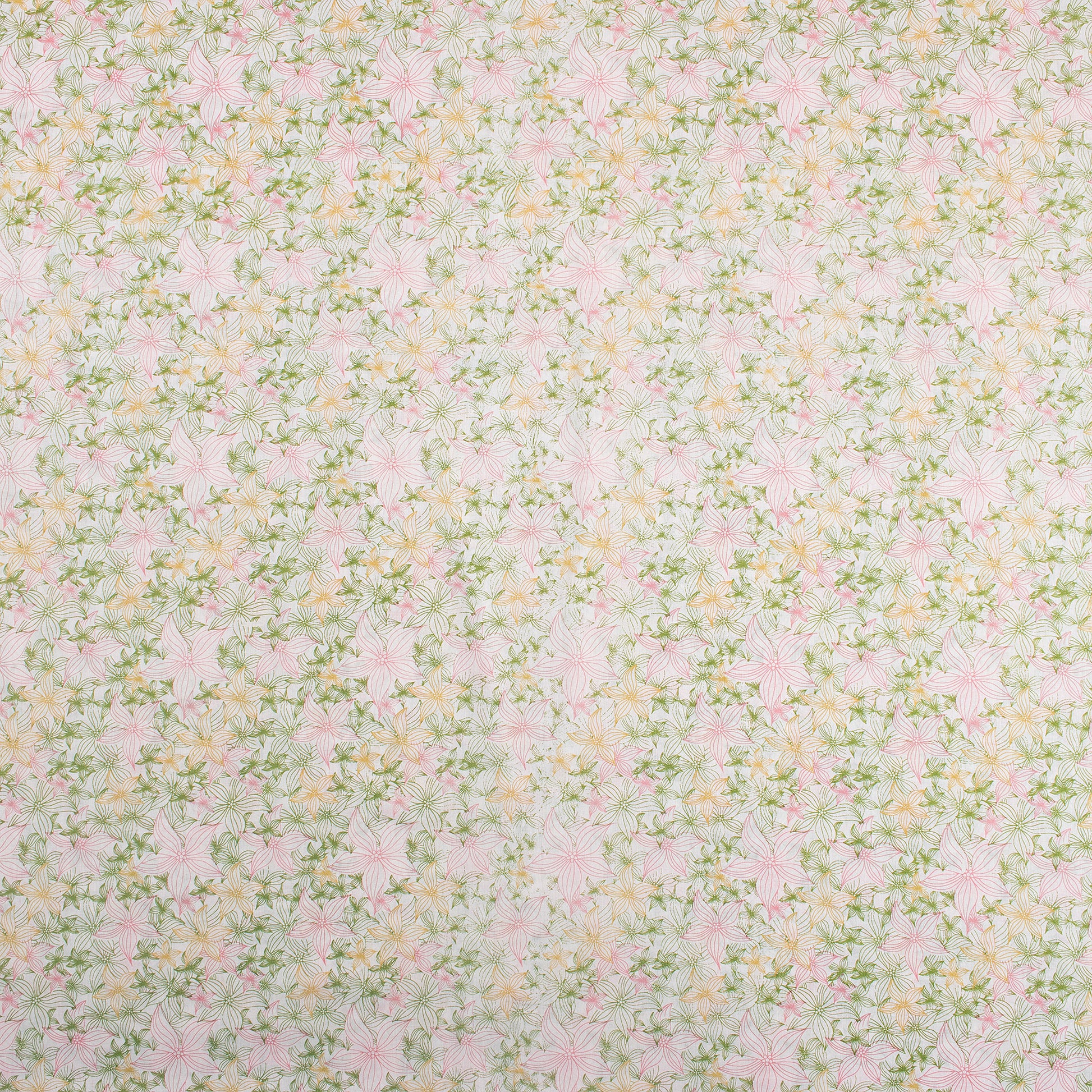 Floral Printed Jaipur Fabric