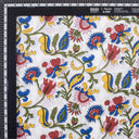 Hand Block Floral Print Voile Jaipur Fabric