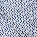 Zig Zag Jaipuri Block Print Fabric