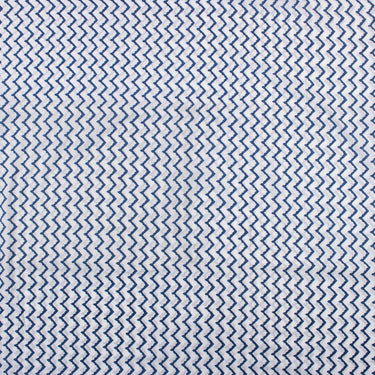 Zig Zag Jaipuri Block Print Fabric
