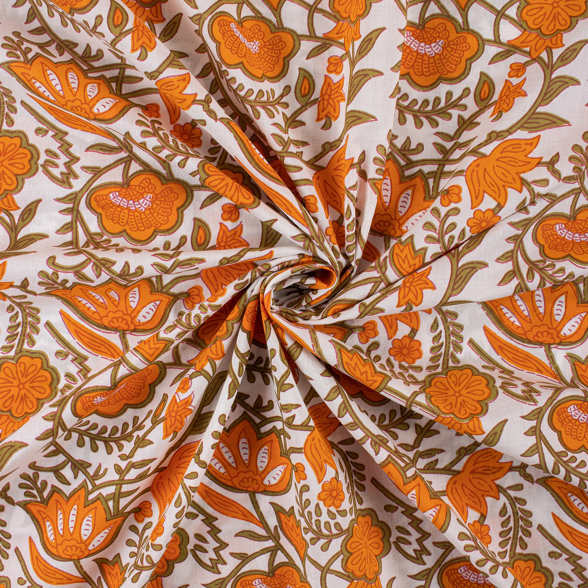 Floral Jaipur Cotton Fabric