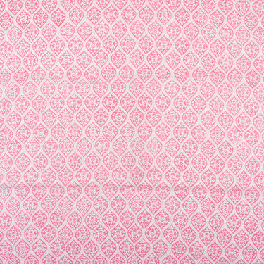 Floral Cotton Block Print Fabric