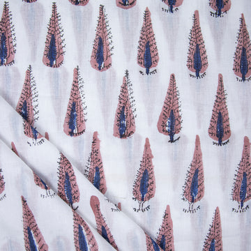 Softetst Leaf Hand Printed Fabric Online