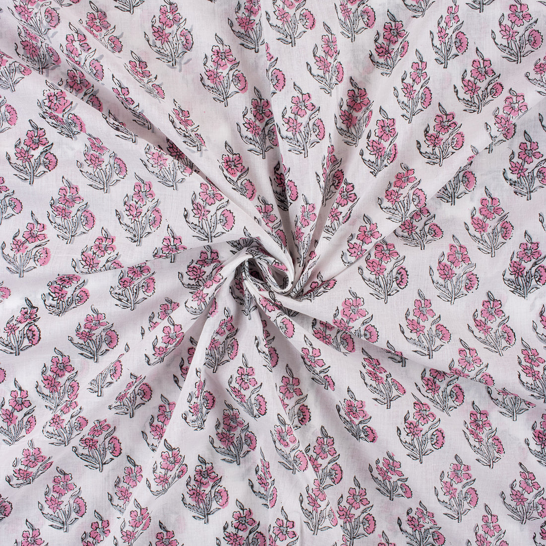 Floral Print Pure Cotton Fabric