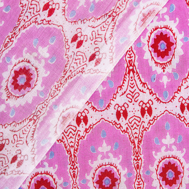 Latest Jaipuri Block Print Silk Fabric Online