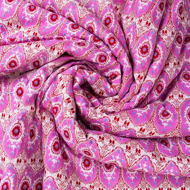 Latest Jaipuri Block Print Silk Fabric Online