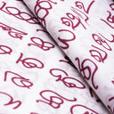 Hand Block Language Print Pure Cotton Fabric Online