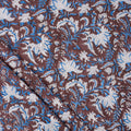 Sky Blue Floral Cotton Fabric