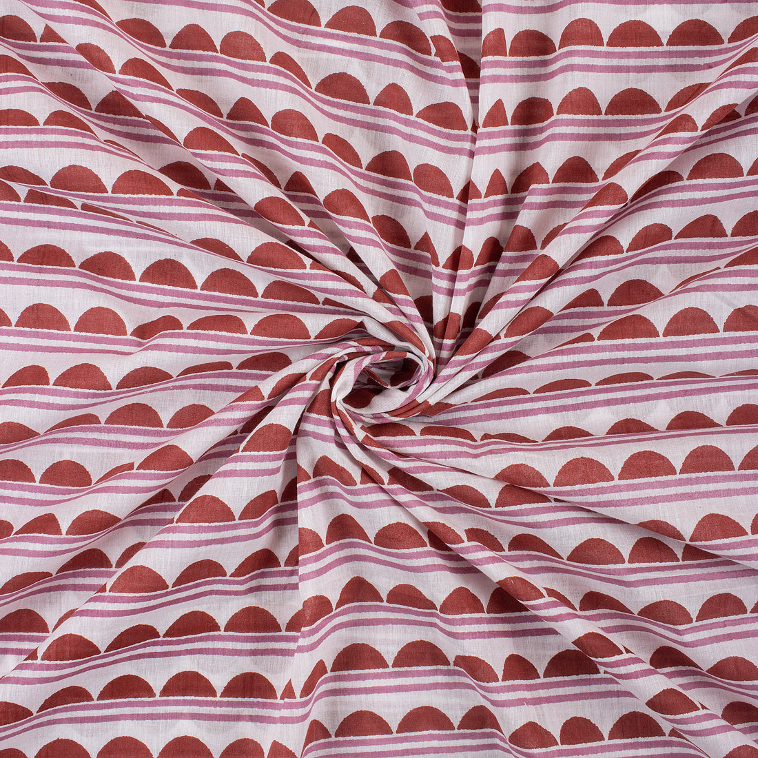 Maroon Organic Cotton Fabric Online