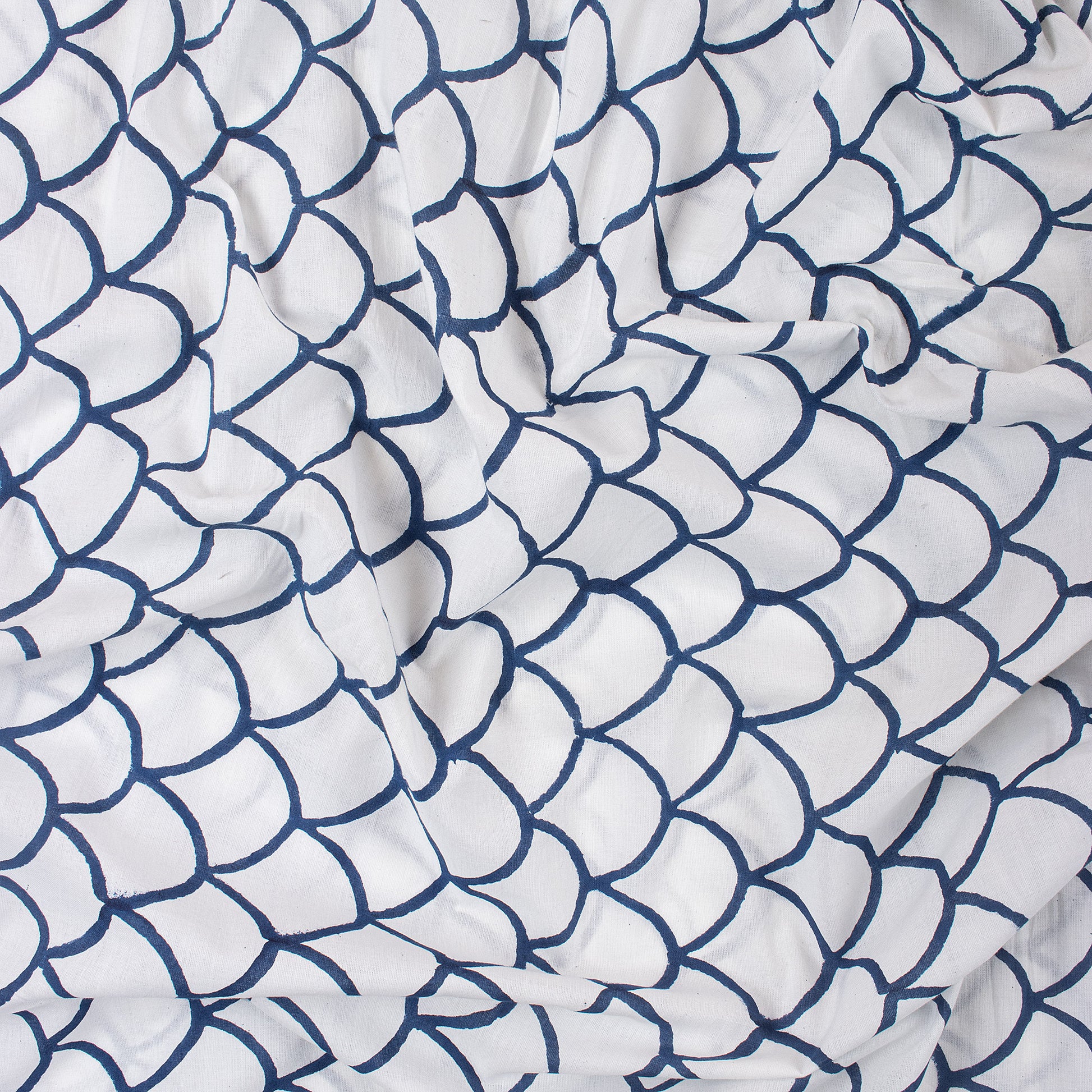 Geometrical Cotton Running Fabric