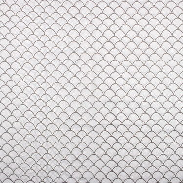 Grey Block Print Fabric Geometrical Online