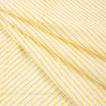 Yellow Striped Print Soft Cotton Fabric