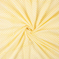 Yellow Striped Print Soft Cotton Fabric