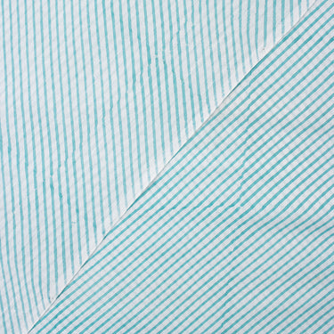 Indian Fabric Hand Block Striped Print