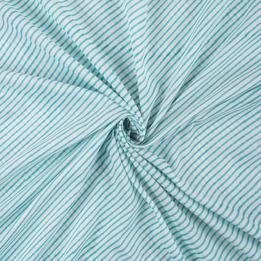 Indian Fabric Hand Block Striped Print