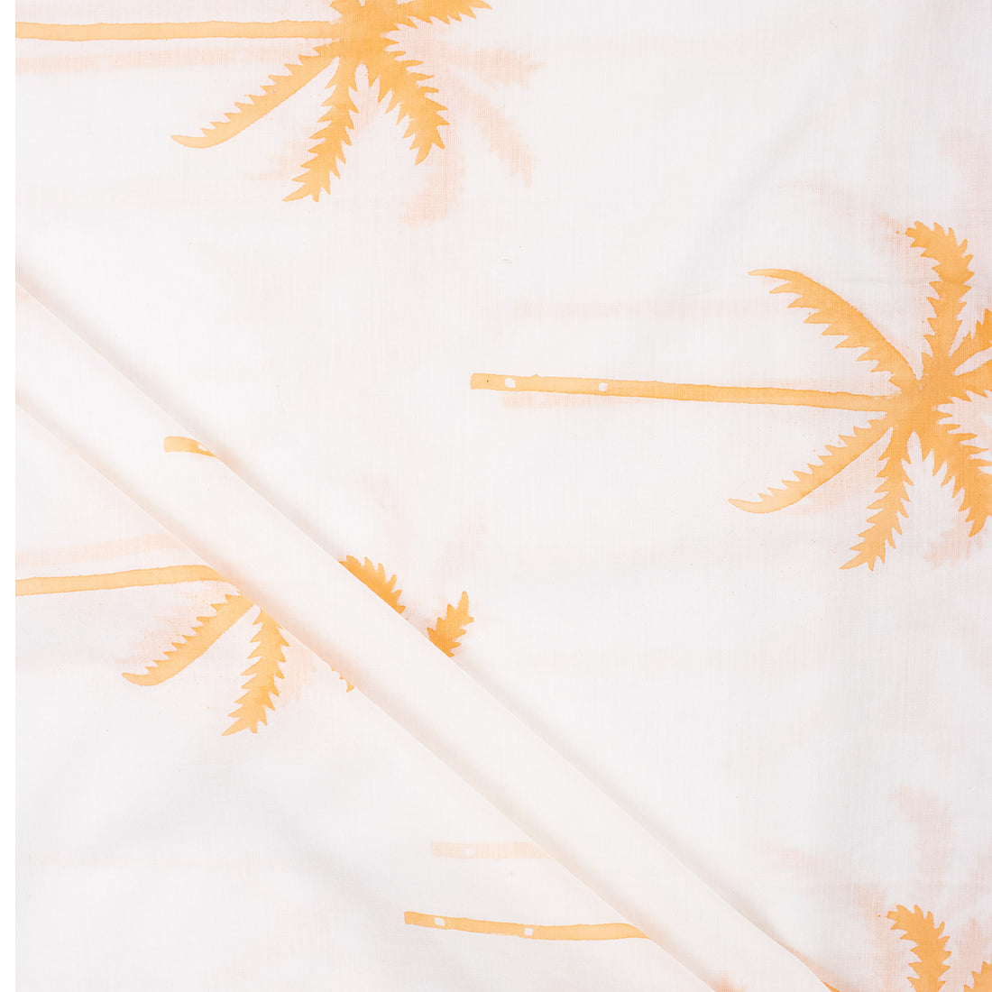 Palm Tree Block Print Fabric