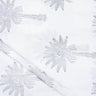 Grey Palm Tree Handmade Block Print Fabric Online