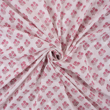 Floral Jaipur Block Print Fabric