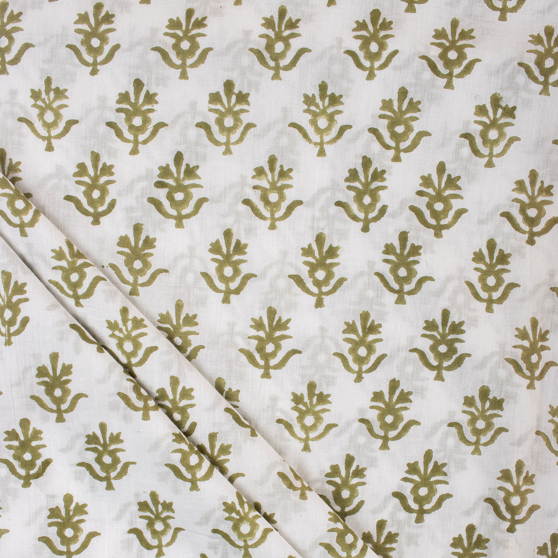 Floral Hand Printed Fabric