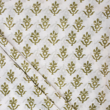 Floral Hand Printed Fabric