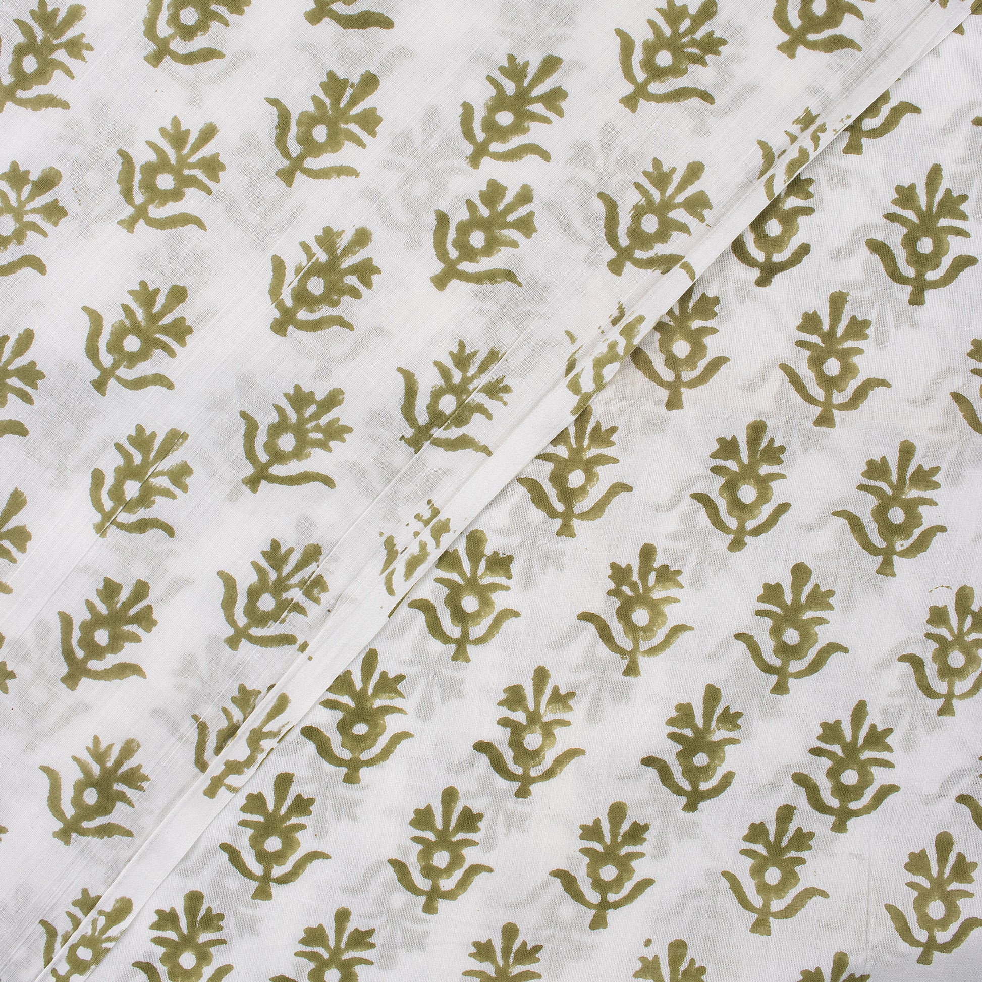 Floral Hand Printed Fabric