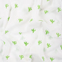 Green Cactus Print Soft Cotton Fabric